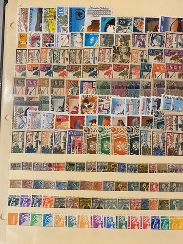 Worldwide + Romania French Colonies Stamp Collection in 2 Stock Pages - M&U 1420 - Picture 2 of 3