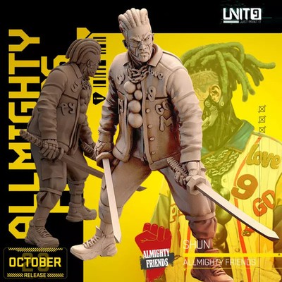 3D Druckfigur Wargame Einheit-9 - Shun V2