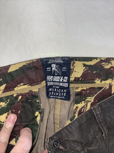 Japan PRPS GOODS CO Jeans Men’s Sz 40 Black Paratrooper Cargo - Picture 4 of 7