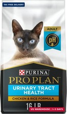 Purina Pro Plan Urinary Tract Cat Food, Chicken  Rice Formula, 16 lb Bag