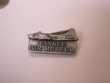 Yankee Air Museum Vintage Tie Tack Lapel Pin aviation belleville mi flight D25