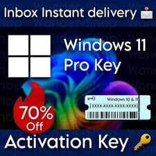 ✅ WIN 11 🔑 Chiave di attivazione Pro 📩 Consegna immediata e-mail 🔥 Licenza professionale