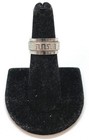 Silver Tone Layered Spinner Band Ring 6.3g — photo 1