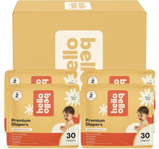 Diapers, Size 2 10-16 Lbs Flower Child, 120 Count Value Pack of Premium Dispos