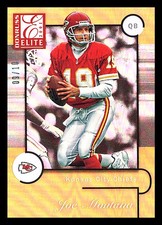 2021 Donruss Elite #40 Joe Montana 2001 Elite Gold #/10