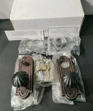 Emtek 8070 Belmont Melon Oil Rubbed Bronze 7½ Single Cylinder Dead Bolt Open Box