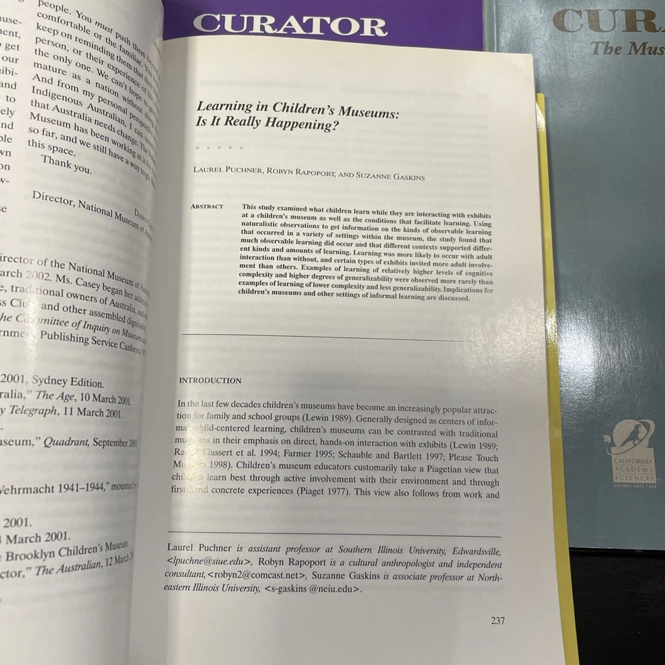 Curator The Museum Journal 1999-2002 California Academy Of Sciences 7 Issues - Image 3 of 4