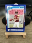 2025 Panini Donruss Jayden Daniels #389 Blue Press Proof Rated Rookie RC