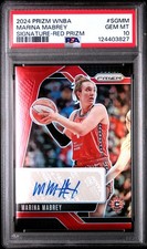 2024 PANINI PRIZM WNBA SIGNATURES RED PRIZM #SGMM MARINA MABREY 38/99 PSA 10