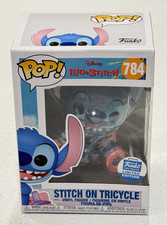 Funko Pop! Deluxe Disney Lilo & Stitch - Stitch On Tricycle #784 Funko Exclusive