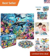 Kids 100-Piece Educational Puzzle: Underwater World for Ages 4-6 - Great Gift