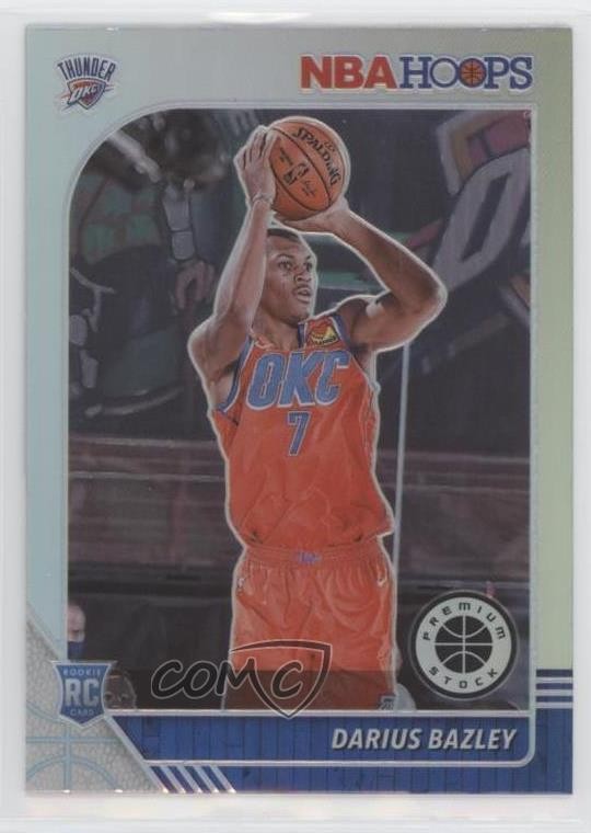 2019-20 Panini NBA Hoops Premium Stock Silver Prizm Darius Bazley #249 0w8