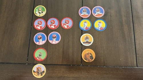 McDonald's Mighty Morphin Power Rangers Premium Token Lot 1994 Vintage