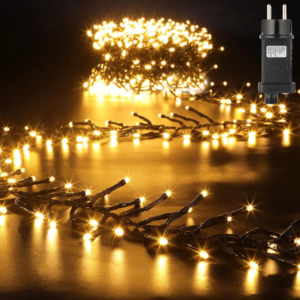 Wasserfeste Lichterkette zur jahreszeitlichen Dekoration mit mehr ls 400 Lichtern online kaufen