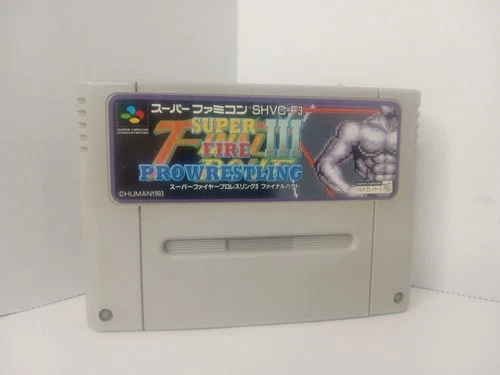 Nintendo Super Famicom SFC Super Fire Pro Wrestling Import Japanese US Seller