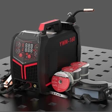 YESWELDER 160A 4-in-1 Welding Kit: Goggles + 5 Welding Wires, 110V/220V