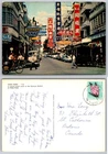 New ListingVintage Hong Kong Kowloon Street Scene Postcard J Arthur Dixon Neon Signs 1971