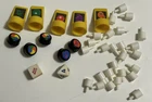 Vintage Milton Bradley Q-Bert board game original playing pieces