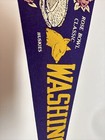 1960’s Washington Huskies University Rose Bowl Football Pennant 11x29" — photo 3
