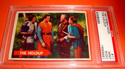 PSA10DON!! CARD ロビン0811 1957 topps ROBIN HOOD trading card #11 THE HOLDUP psa 9 oc MINT