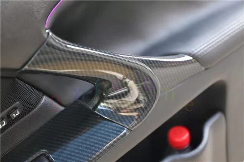 Carbon Fiber Look Window Lift Lock Switch Panel Trim For 2006-2010 LEXUS IS250 - Picture 3 of 14
