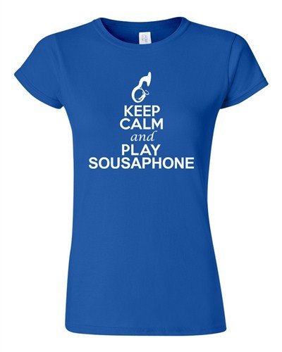 City Shirts Junior Keep Calm And Play Sousaphone Music Lover DT T-Shirt Tee - Picture 7 of 7