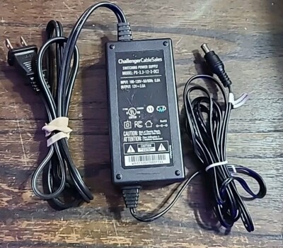 Challenger Cable Sales - SPECTRUM AC ADAPTER STB 100 & 200 PS-3.3-12-3 DC2
