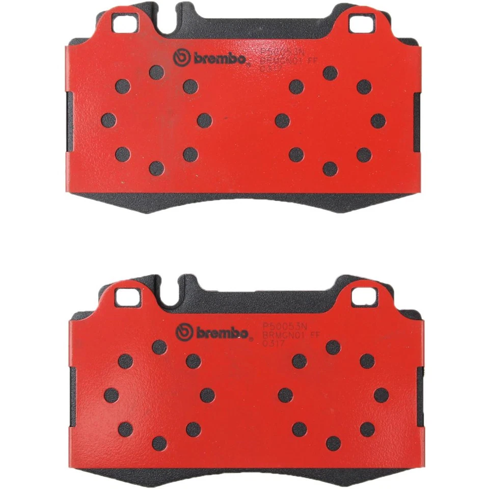 Juego de 2 pastillas de freno de disco delanteras traseras Brembo para Mercedes-Benz S500 2002 2001 Foto 3 de 4