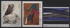 FRANCE 1986 : N°2446/2447/2448 L.DE VINCI/J.ARP/P.SOULAGES - NEUF** LUXE