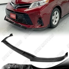 For 2018-2020 Toyota Sienna LE XLE SE MP-Style Front Bumper Lip Splitter Spoiler