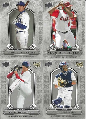 2008 UD A Piece of History - BASE & ROOKIES - Pick & Choose - Fill Ur Set!