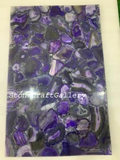 36" x 24" Agate Table Top Natural stones Handmade home decor