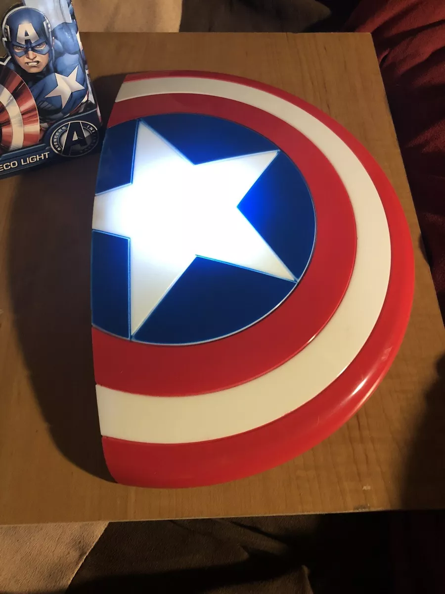 3D Deco Wall LED Night Light Marvel Avengers Captain America Shield