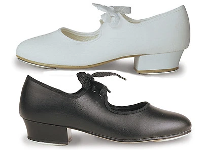 TAP SHOES, Roch Valley, Child & Adult All sizes Black or White. New & Boxed