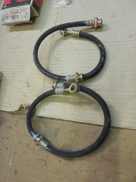 Mangueiras de freio dianteiras esquerda/direita Chevy Spectrum 85-87 (2) 31-111394 G187 - Imagem 2 de 4