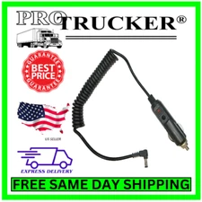 Pro Trucker 12V DC Coiled Power Charger Cord Cigarette Lighter Cable 2.5mm Plug