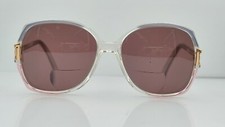 Vintage Dimensions D330 Gold Gray Oval Sunglasses FRAMES ONLY Italy