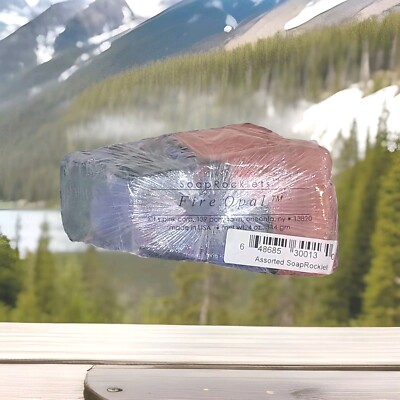 SoapRocklets .FIRE OPAL. T.S. PINK CORP. All Natural 4oz Soap Rocks. 4OZ.  USA