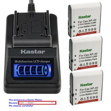 Kastar Battery LCD Quick Charger for Kodak LB060 Kodak PixPro AZ362 PixPro AZ365