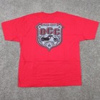 Vintage Orange County Choppers Shirt Mens Extra Large Red Motorcycle OCC Y2K