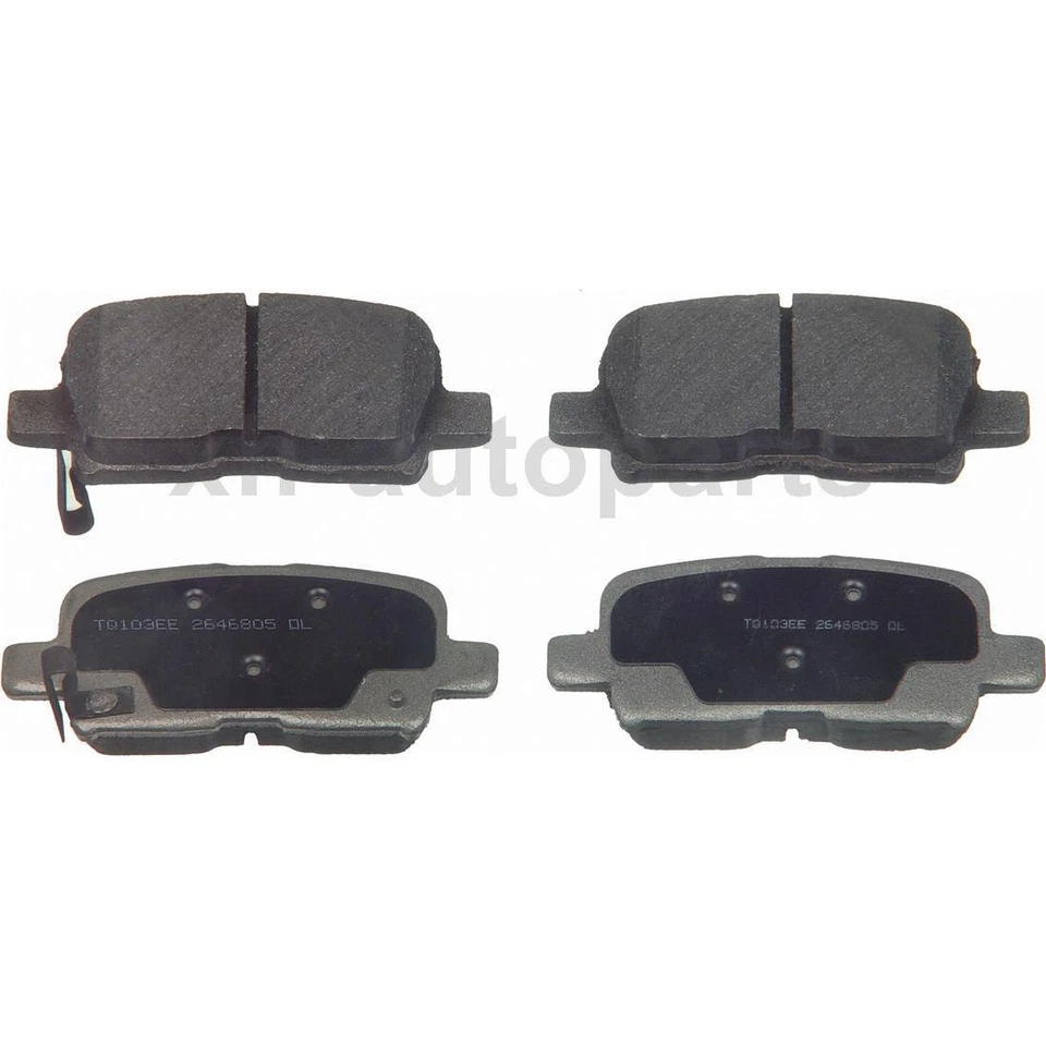 Juego de pastillas de freno de disco de freno trasero Wagner 1X para Honda Odyssey 1999~2004 Foto 3 de 3