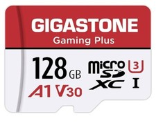Gigastone 128GB Micro SD Card, Gaming Plus, Nintendo Switch SD card, UHS-I A1 U3