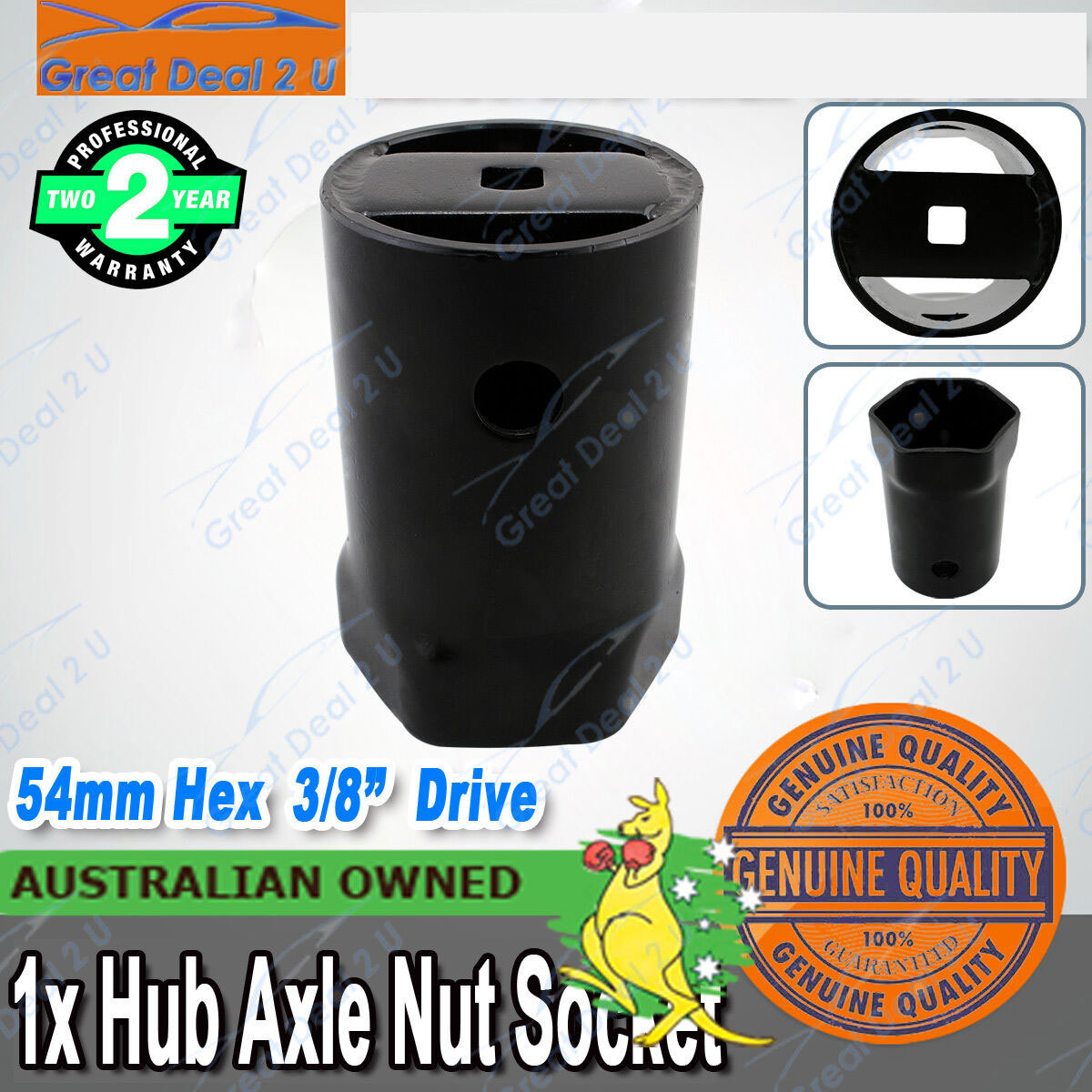 DRIVE AXLE NUT WHEEL BEARING SOCKET for Toyota Landcruiser Hilux Patrol ...