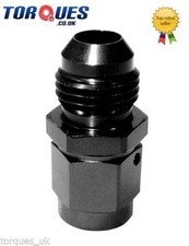 AN -6 (6AN) Female To Male Rollover Vertical Vent Valve -Fuel Tank Mounted Black