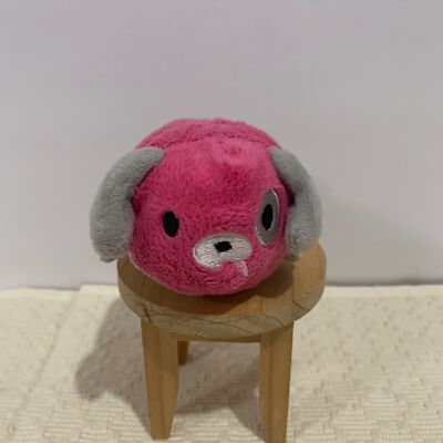 Stackins Poppy The Puppy Pink Mini Plush 3  EUC