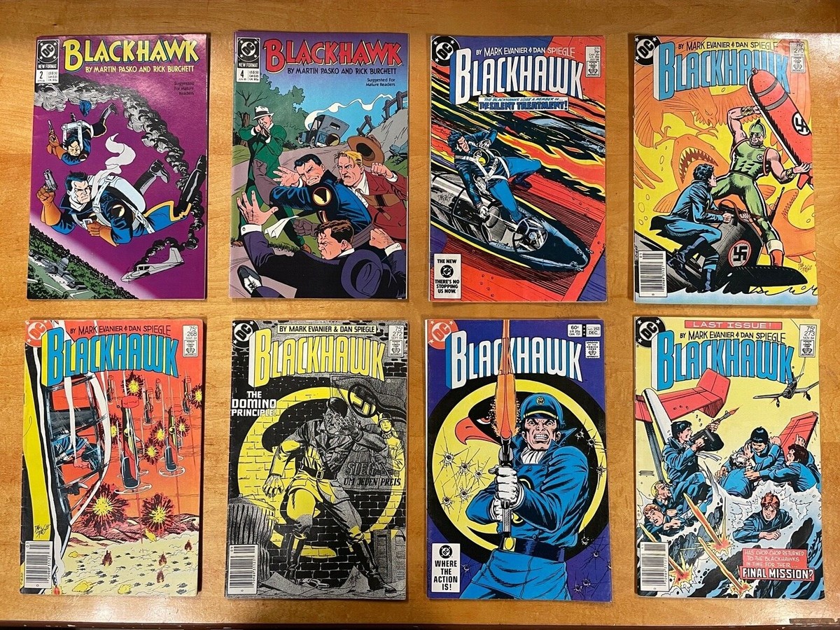 Eight Vintage DC Blackhawk Comic Books 1980s | eBay