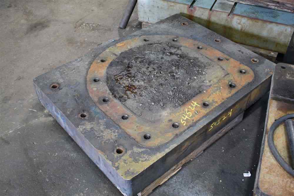 48" X 36" X 6" SOLID STEEL BOLSTER PLATE: YODER #54524
