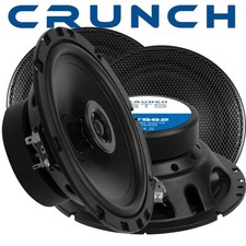 CRUNCH GTS-62 Lautsprecher mit Gitter 16,5cm 2-Wege koax System 180W