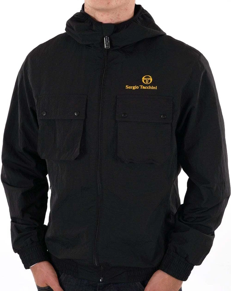 Sergio Tacchini Terrace Pocket Jacket Black - Image 2 of 4