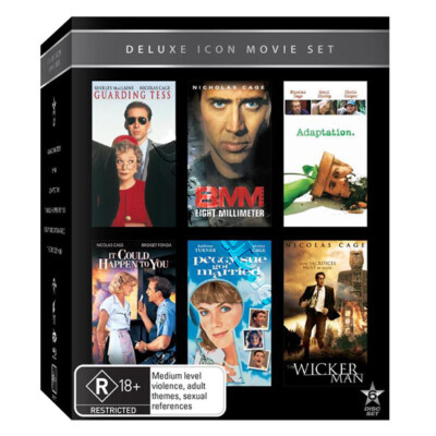 Nicolas Cage Collection NEW Blu-Ray 6-Disc Boxset Hugh Wilson